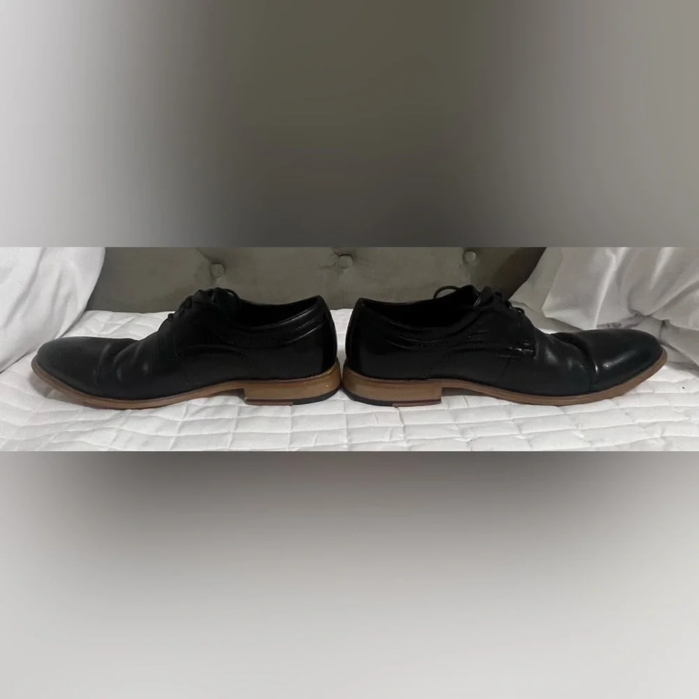 Stacy Adam Black Oxford Lace -Up Dress Shoe Size 9M